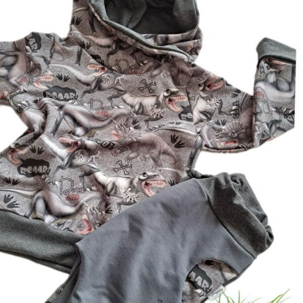 Hoodie kapucar DINO-meter na meter