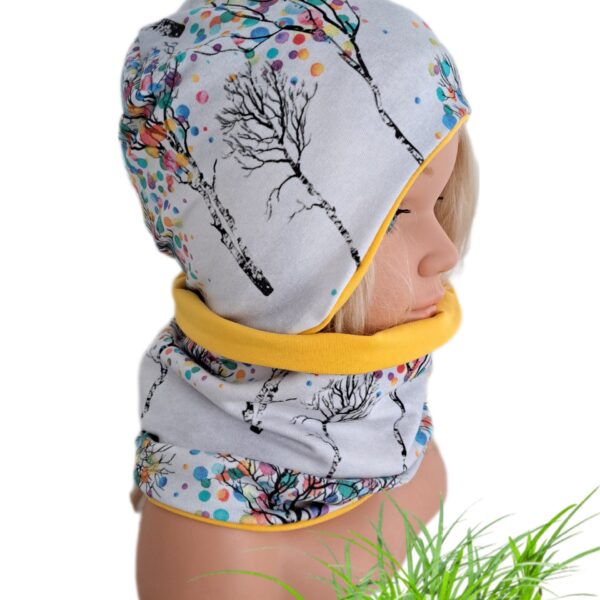 Kompletek s kapo in cevko BARVNA DREVESA-meter na meter