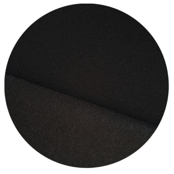 Kosmatena prevešanka enobarvna ČRNA-meter na meter