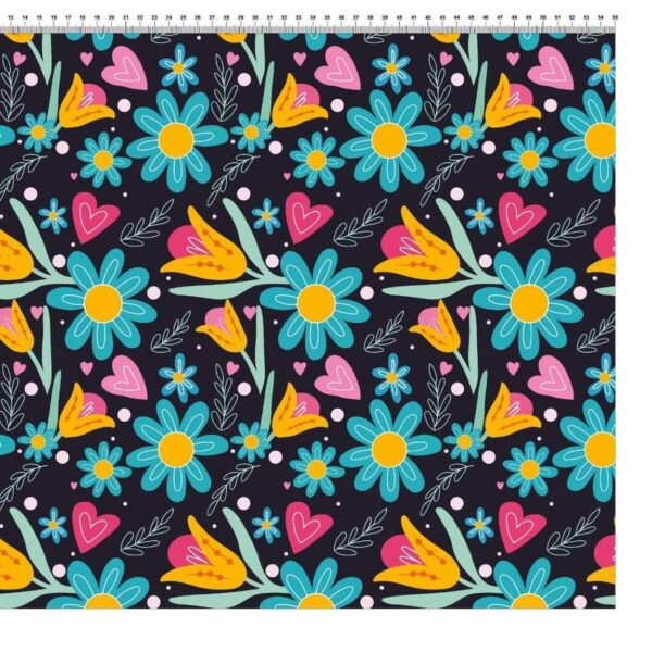 Jersey ROŽE IN TULIPANI-meter na meter