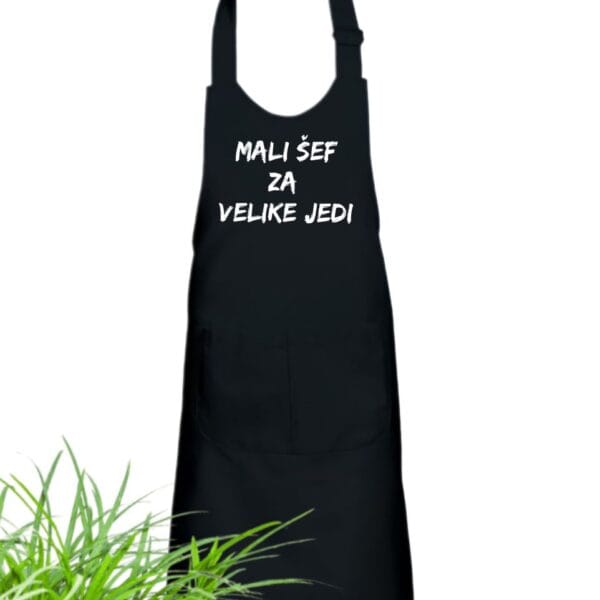 Otroški predpasnik MALI ŠEF ZA VELIKE JEDI-meter na meter