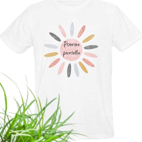 Majica s tiskom PONOSNA PRVOŠOLKA-meter na meter