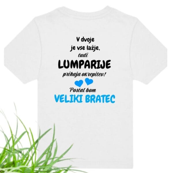 Majica s tiskom VELIKI BRATEC-meter na meter