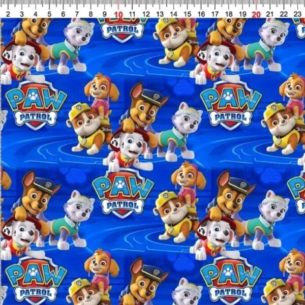 Prevešanka z vzorcem MODRIH KUŽKOV-meter na meter