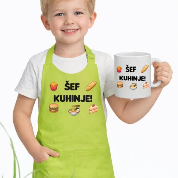 Otroški predpasnik ŠEF KUHINJE-meter na meter