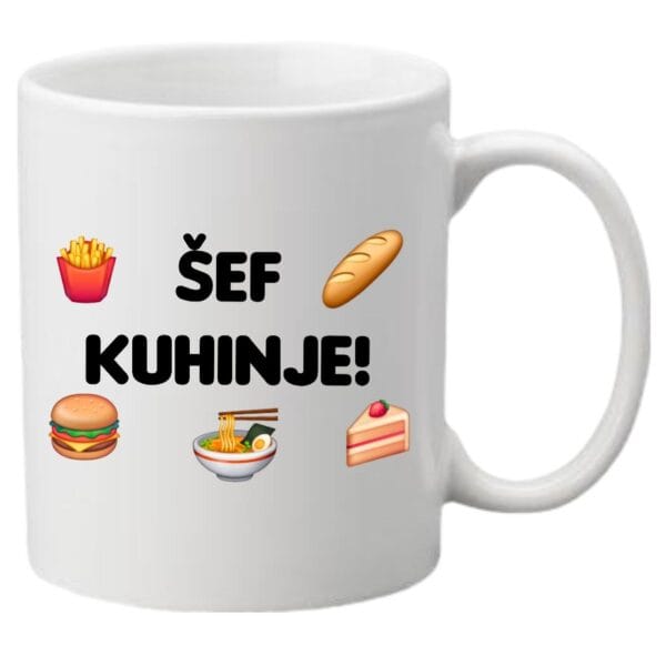 Skodelica ŠEF KUHINJE-meter na meter