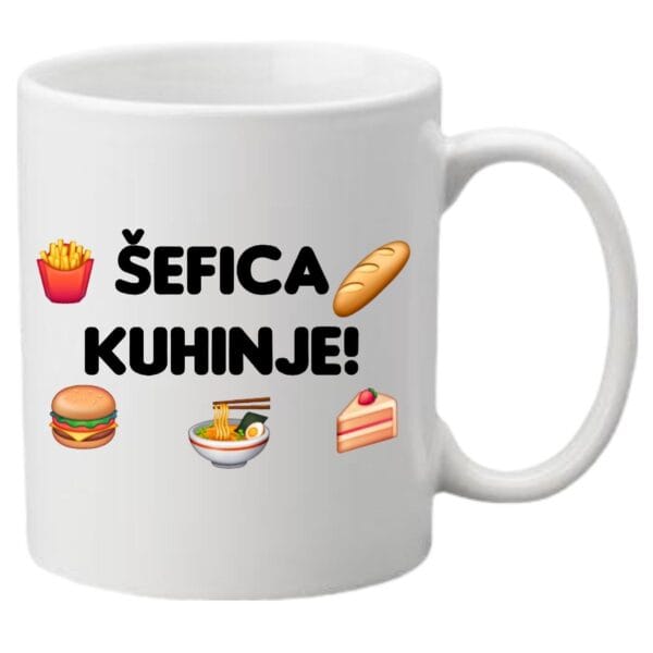 Skodelica ŠEFICA KUHINJE-meter na meter