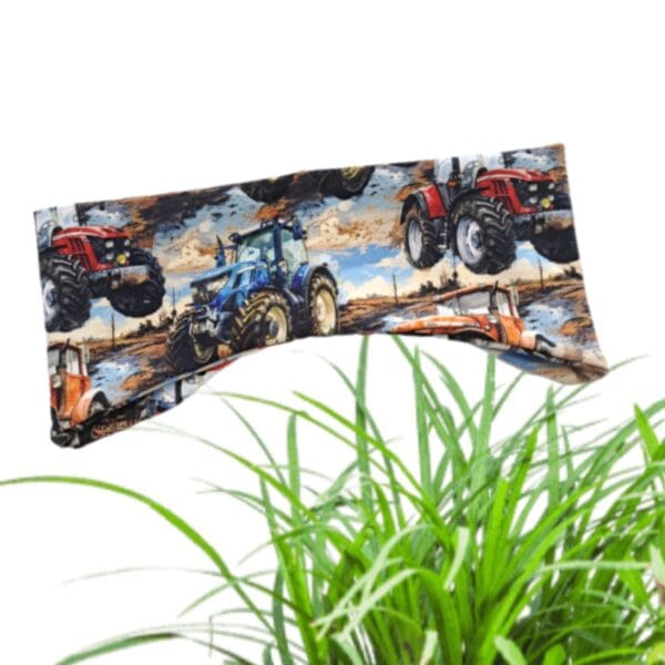 Trak za ušesa BARVNI TRAKTORJI 0-3 mesecev-meter na meter